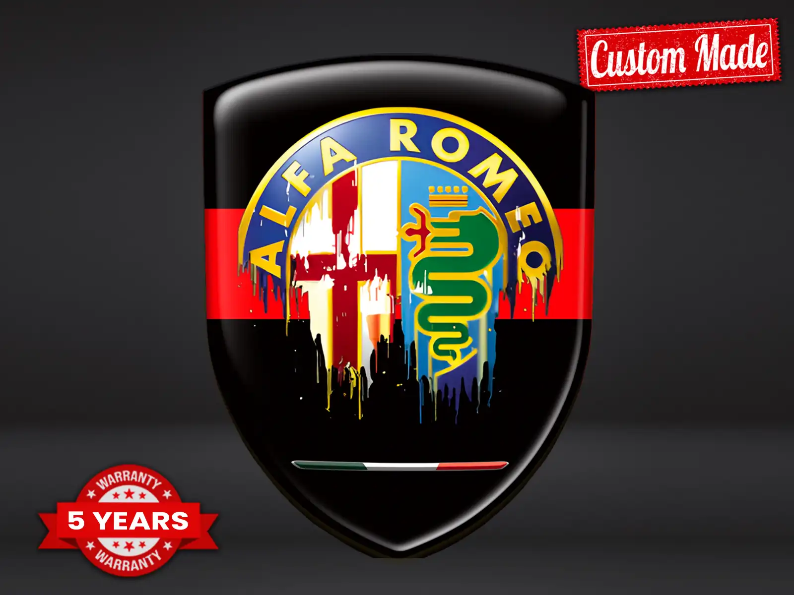 Alfa Romeo Fensteraufkleber Limitiert Edition Robust Auto